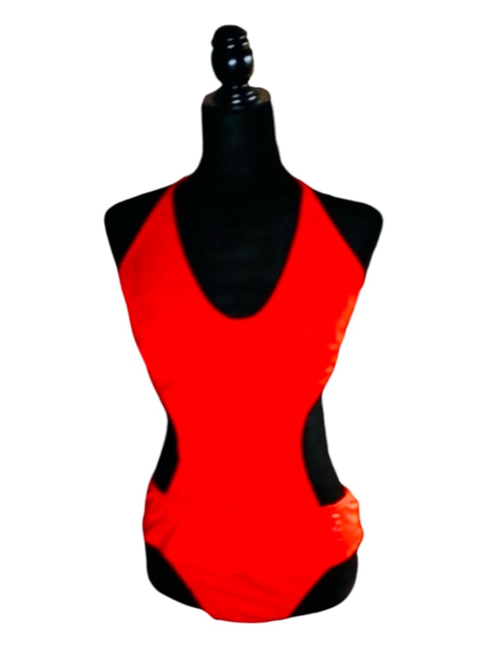 Sizzling 👀 red one-piece swimsuit NWOT - Picture 3 of 9